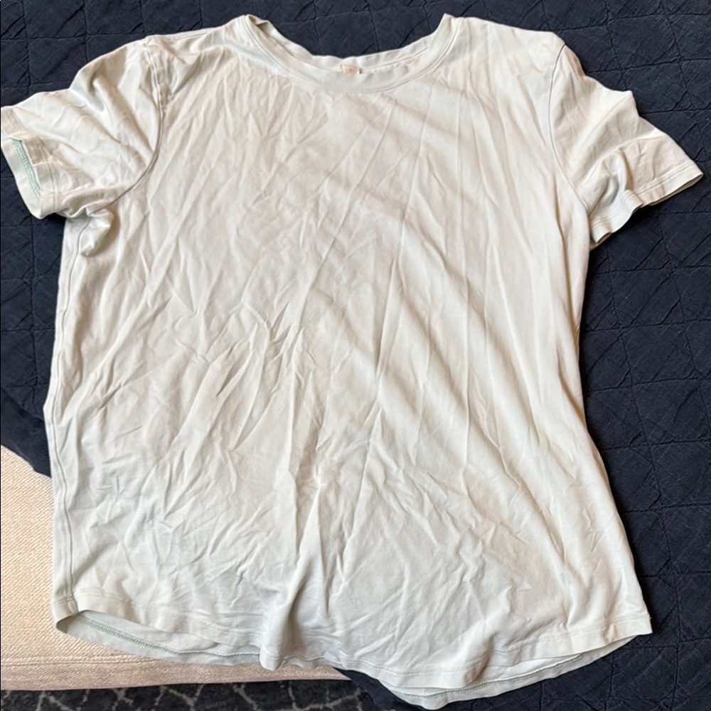 Lululemon Athletica Green Relaxed Short Sleeve Tee